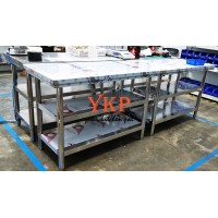 Stainless Steel Tables for Sorting Station Stainless Steel Tables for Sorting Station