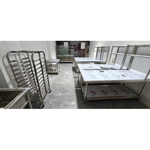 Bakery Shop Stainless Steel Setup Bakery Shop Stainless Steel Setup